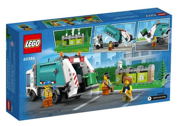Grote foto lego city 60386 recycle vrachtwagen kinderen en baby duplo en lego
