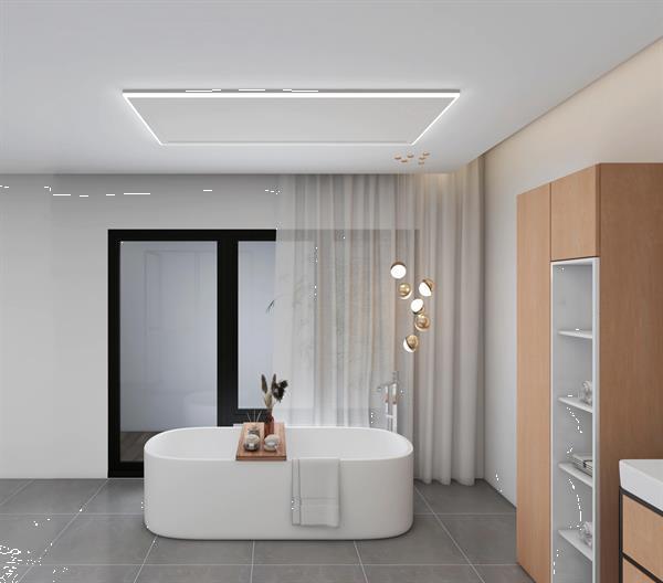 Grote foto infrarood paneel met led verlichting 700 watt doe het zelf en verbouw sanitair