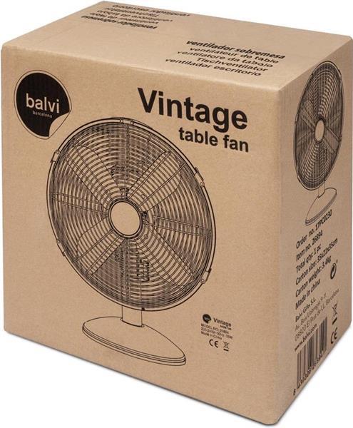 Grote foto balvi retro tafel ventilator witgoed en apparatuur ventilatoren en airco