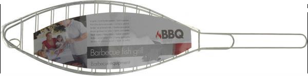 Grote foto barbecue grillrooster vis 42x10 cm tuin en terras barbecues en vuurkorven