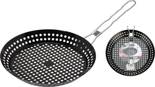 Grote foto barbecue bbq grillpan 30 cm barbecue pannen tuin en terras barbecues en vuurkorven
