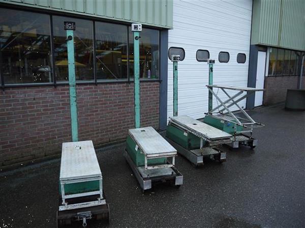 Grote foto buitendijk slaman electro buisrailwagen met mechanische schaar 42 5 cm spoor agrarisch tuinbouw