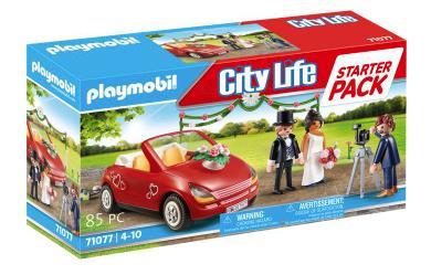 Grote foto playmobil city life 71077 starterpack bruiloft kinderen en baby duplo en lego
