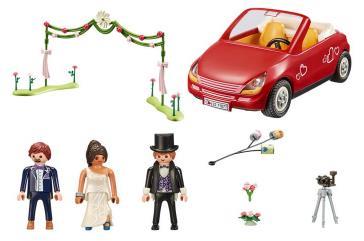 Grote foto playmobil city life 71077 starterpack bruiloft kinderen en baby duplo en lego