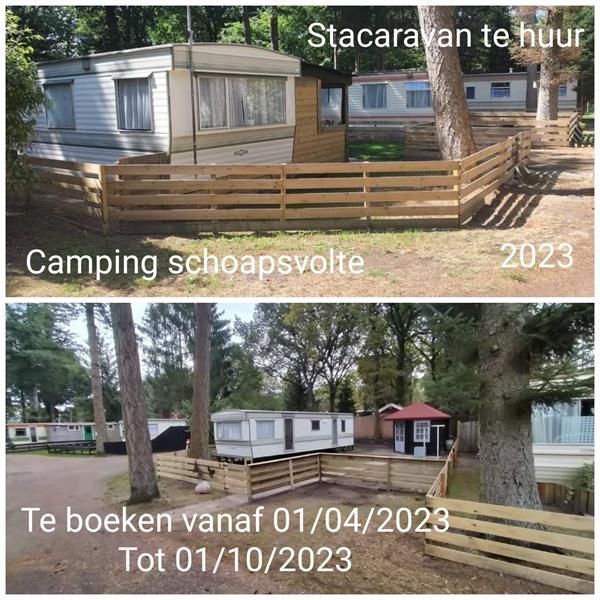 Grote foto te huur stacaravan camping schoapsvolte te eext caravans en kamperen stacaravans