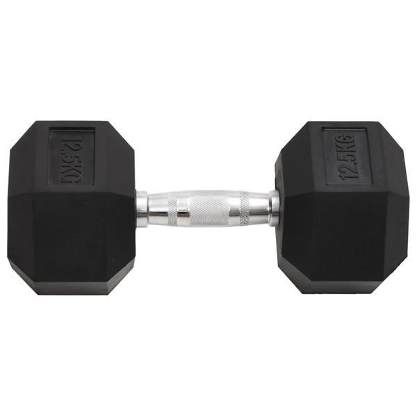 Grote foto vidaxl halters 2 st 25 kg gietijzer sport en fitness fitness
