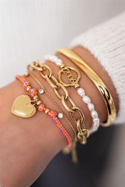 Grote foto my jewellery bracelet chain zilver mj07792 kleding dames overige kledingstukken