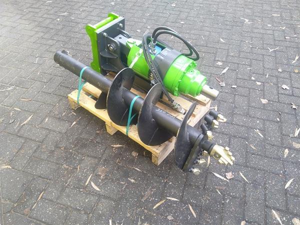 Grote foto h ner hydraulische grondboor heb 1200 met boor 350 mm s 40 200 opname doe het zelf en verbouw aanbouwdelen