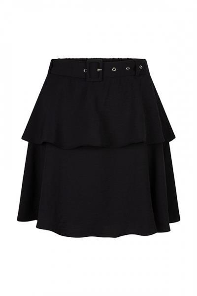 Grote foto lofty manner skirt astrid zwart mu111 1 xs kleding dames jurken en rokken
