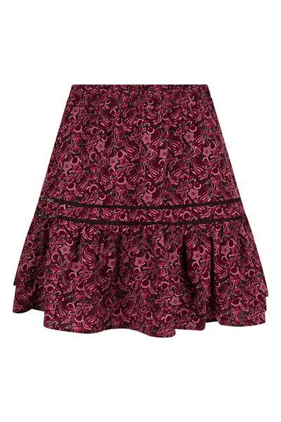 Grote foto lofty manner skirt ashley paisley my86 xs kleding dames jurken en rokken