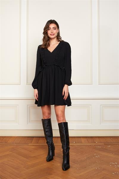 Grote foto lofty manner dress willemijn zwart mu110.1 xs kleding dames jurken en rokken