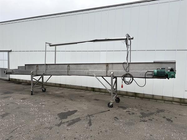 Grote foto transportband 800 x 50 cm rvs agrarisch transportbanden