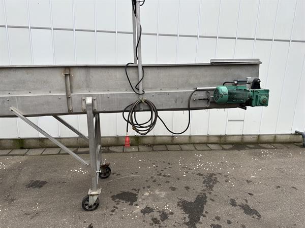 Grote foto transportband 800 x 50 cm rvs agrarisch transportbanden