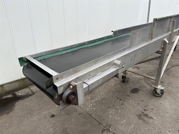 Grote foto transportband 800 x 50 cm rvs agrarisch transportbanden