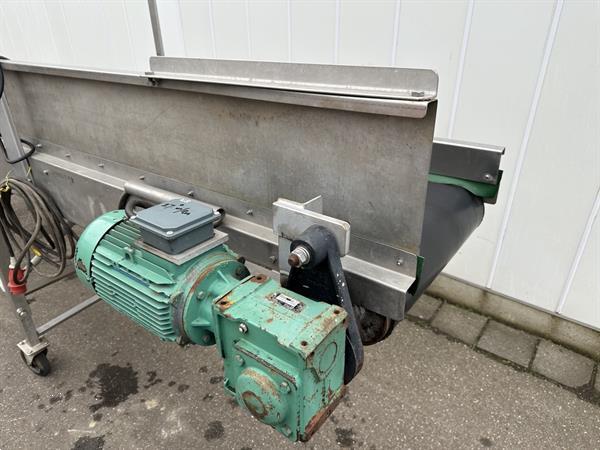 Grote foto transportband 800 x 50 cm rvs agrarisch transportbanden