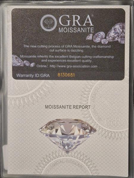 Grote foto moissanite lab 1.0ct 2stuks sieraden tassen en uiterlijk edelstenen en kralen