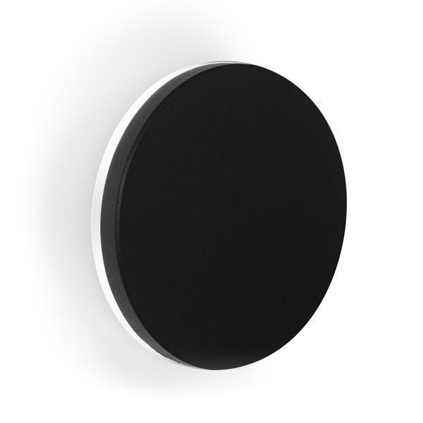Grote foto moderne buitenwandlamp zwart ip65 incl. led garleds alisma tuin en terras verlichting