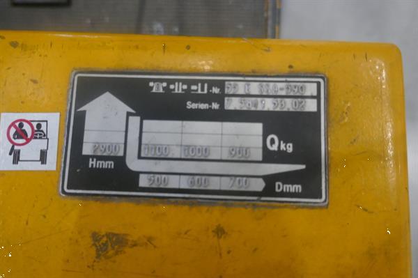 Grote foto vs 21057 elektrische heftruck jungheinrich 2900mm sideshift agrarisch heftrucks