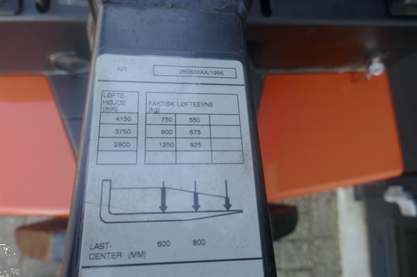 Grote foto vs 21082 elektrische triplex stapelaar bt initiele lift 4150mm doe het zelf en verbouw hefwerktuigen