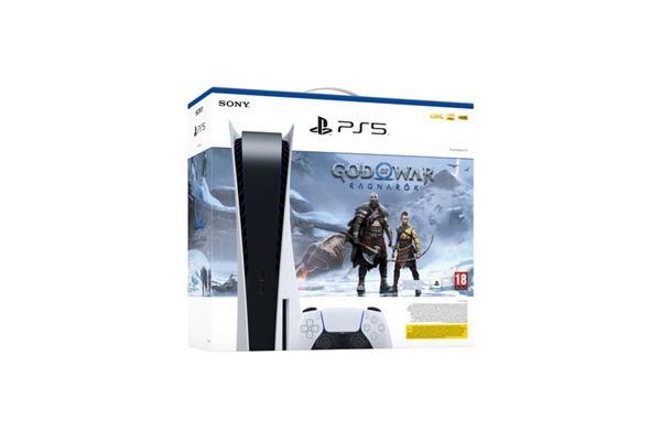 Grote foto ps5 console standard edition 825 gb disc model god of war spelcomputers games overige