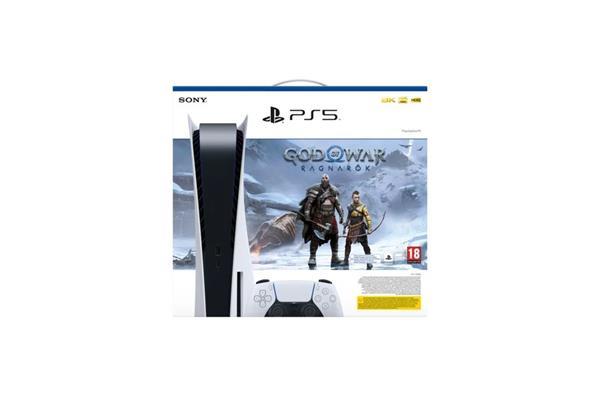 Grote foto ps5 console standard edition 825 gb disc model god of war spelcomputers games overige