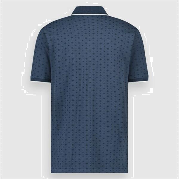 Grote foto men polo viktor dark denim 22600 kleding heren overige herenkleding