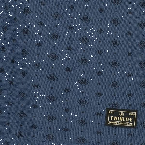 Grote foto men polo viktor dark denim 22600 kleding heren overige herenkleding