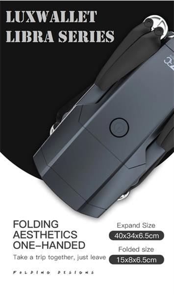 Grote foto luxwallet libra 36km h 229 gram wifi gps 4k drone 2m verzamelen overige verzamelingen