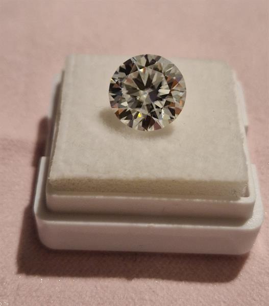 Grote foto moissanite 4.0ct 10mm sieraden tassen en uiterlijk edelstenen en kralen