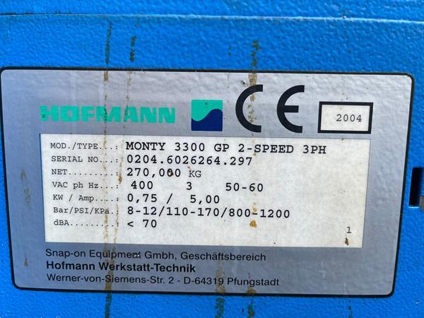 Grote foto banden demonteer apparaat hoffman monty 3300 auto diversen gereedschap