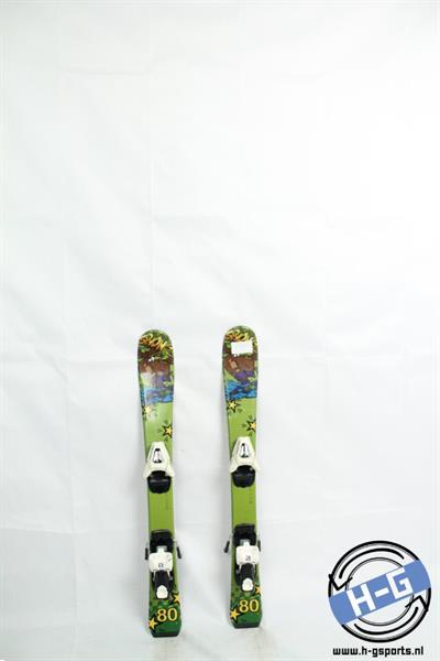 Grote foto hergebruikte tweedehands ski salomon goose green 80 sport en fitness ski n en langlaufen