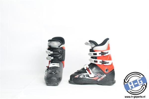Grote foto hergebruikte tweedehands skischoenen tecnica rj black red 21.5mp 34eu sport en fitness ski n en langlaufen