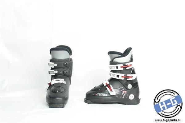 Grote foto hergebruikte tweedehands skischoenen tecnica black red white 20.5mp 32.5eu sport en fitness ski n en langlaufen