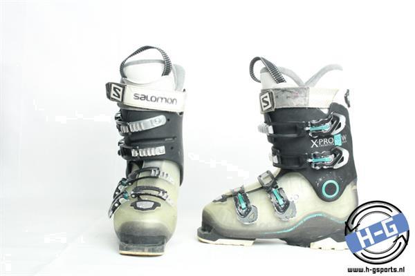 Grote foto hergebruikte tweedehands skischoenen salomon xpro r80 w 24.5mp 38.5eu sport en fitness ski n en langlaufen