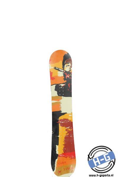 Grote foto l4y cuba libre orange rocker 154 sport en fitness snowboarden