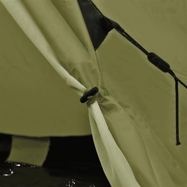 Grote foto vidaxl tente pour 4 personnes vert caravans en kamperen tenten