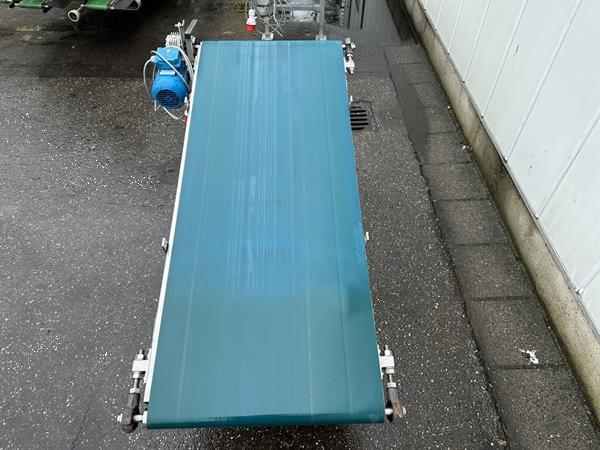 Grote foto rvs transportband 150 x 60 cm agrarisch transportbanden