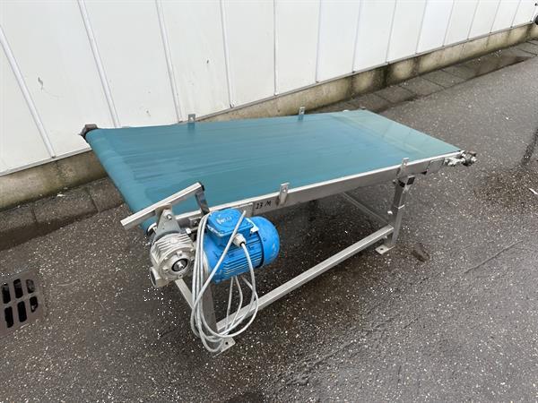 Grote foto rvs transportband 150 x 60 cm agrarisch transportbanden