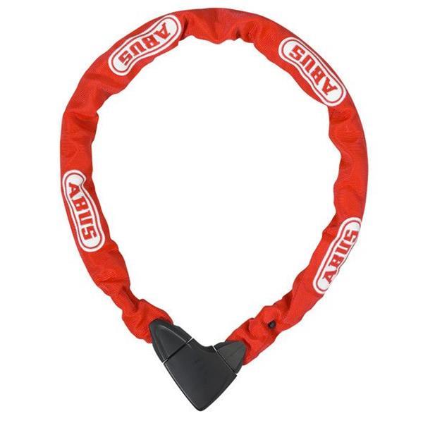 Grote foto kettingslot abus ionus 8900 110cm rood fietsen en brommers algemeen