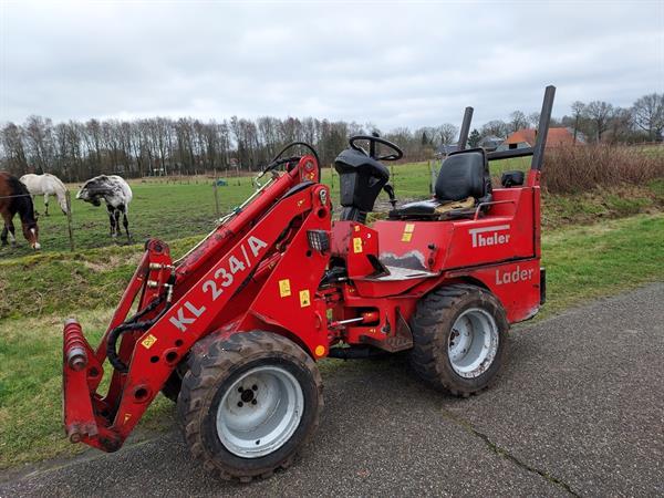 Grote foto thaler kl234a kniklader wiellader als schaffer weidemann agrarisch shovels