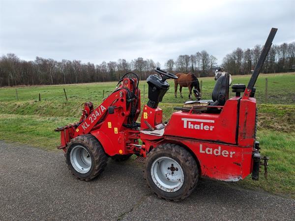 Grote foto thaler kl234a kniklader wiellader als schaffer weidemann agrarisch shovels