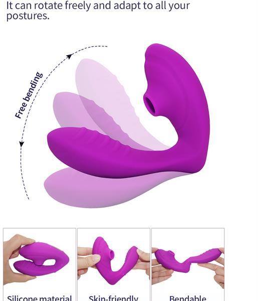 Grote foto twee in een sucking vibration vibrator. erotiek vibrators