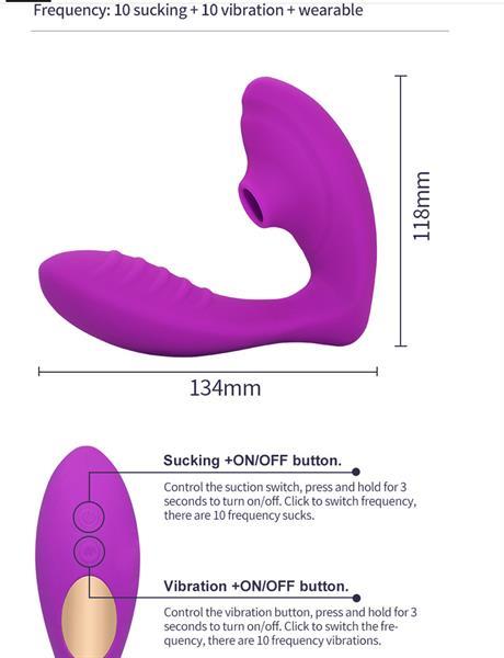 Grote foto twee in een sucking vibration vibrator. erotiek vibrators