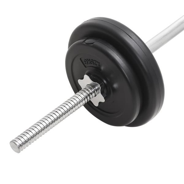Grote foto vidaxl ensemble d halt res et de barres 30 kg sport en fitness fitness
