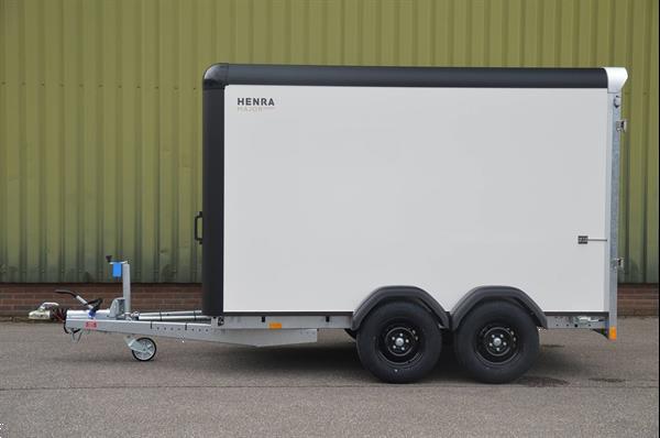 Grote foto henra gesloten aanhangwagen major xpert met led verlichting auto diversen aanhangers