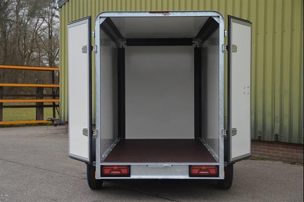 Grote foto henra gesloten aanhangwagen major xpert met led verlichting auto diversen aanhangers