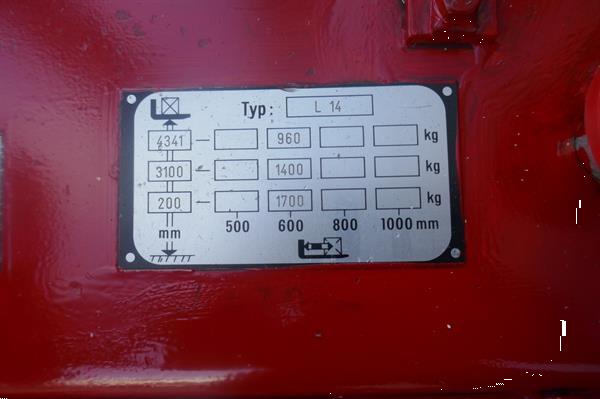 Grote foto vs 21111 elektrische stapelaar linde l14 4.250mm doe het zelf en verbouw hefwerktuigen