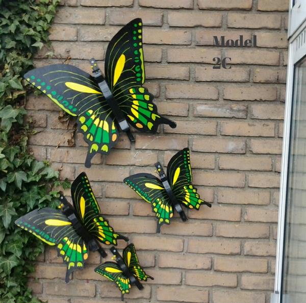 Grote foto unieke vlinders tuin en terras tuindecoratie