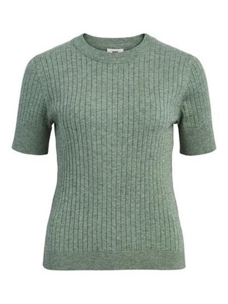 Grote foto object objnoelle s s knit t shirt noos vineyard green melan kleding dames truien en vesten