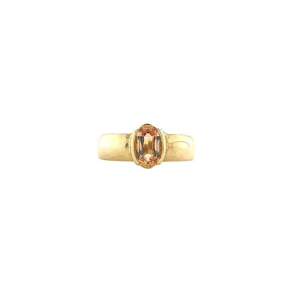 Grote foto gouden ring met topaas 14 krt 669 sieraden tassen en uiterlijk ringen voor haar